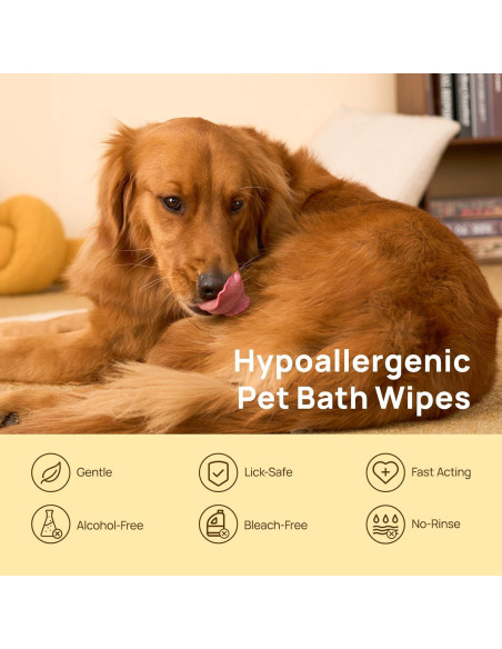 Toallitas de Limpieza HICC PET 20 PCS para Perros y Gatos