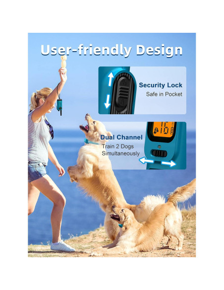 Collar de Entrenamiento Bousnic para Perros 4000ft IPX7