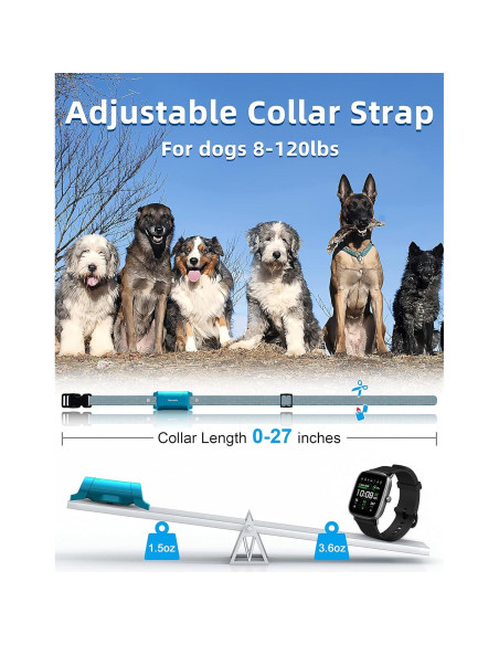 Collar de Entrenamiento Bousnic para Perros 4000ft IPX7
