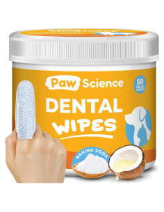 Toallitas Dentales Paw Science para Perros y Gatos - 240 g