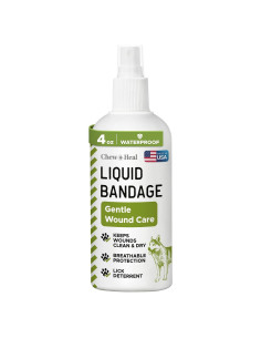 Vendaje Líquido para Mascotas Chew + Heal 118 ml Aloe