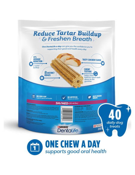 Golosinas DentaLife Cuidado Oral para Perros 808 g Sabor Pollo