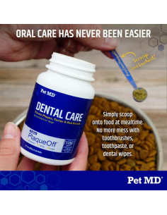 Polvo Dental ProDen PlaqueOff Pet MD 60g - Cuidado Oral Perros 2