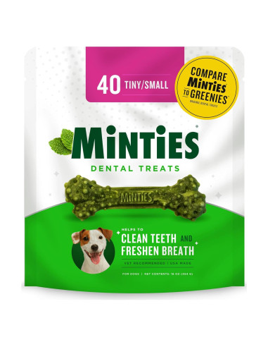 Minties Masticables Dentales para Perros Pequeños 0,45 kg