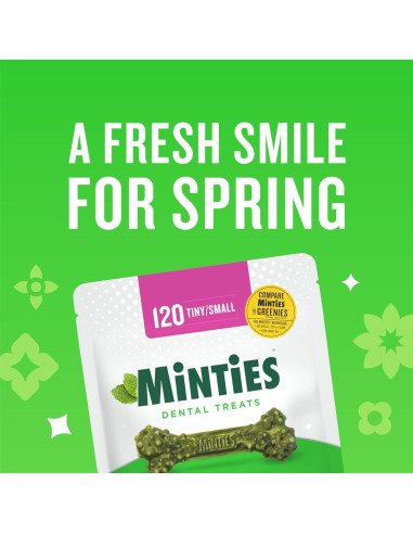 Minties Masticables Dentales para Perros Pequeños 0,45 kg