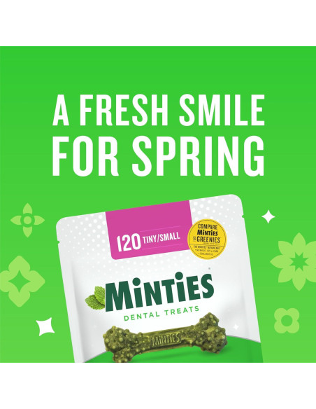 Minties Masticables Dentales para Perros Pequeños 0,45 kg