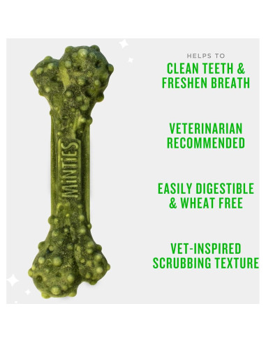Minties Masticables Dentales para Perros Pequeños 0,45 kg