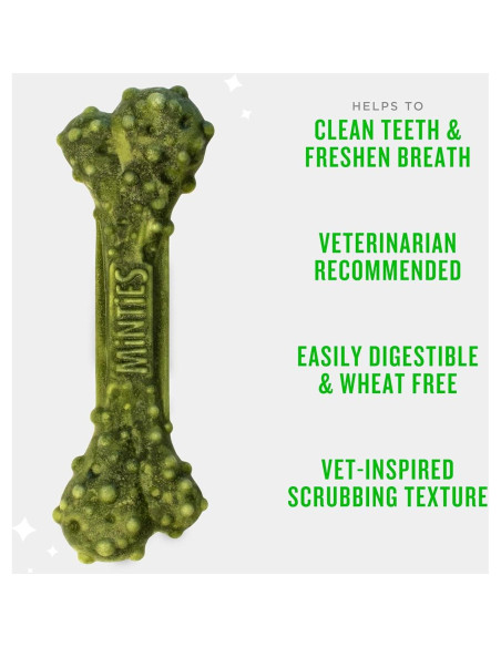 Minties Masticables Dentales para Perros Pequeños 0,45 kg
