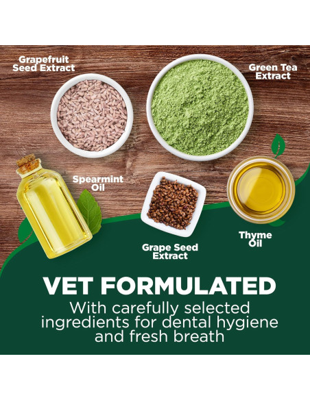 Toallitas Dentales Vet's Best para Perros y Gatos 50 Unidades