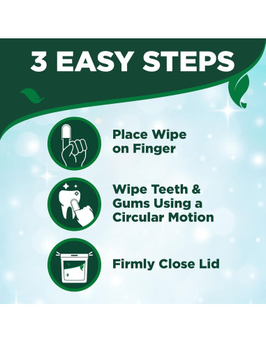 Toallitas Dentales Vet's Best para Perros y Gatos 50 Unidades