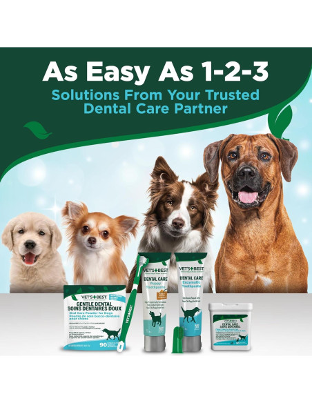 Toallitas Dentales Vet's Best para Perros y Gatos 50 Unidades