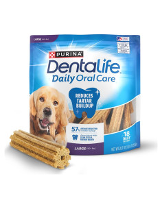 Premios Masticables Dentales Purina DentaLife 18 ct. Perros Grandes