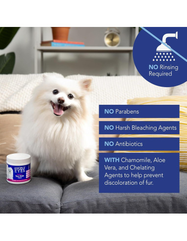 Toallitas Oculares Hipoalergénicas Angels' Eyes 100 Unidades