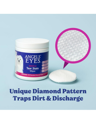 Toallitas Oculares Hipoalergénicas Angels' Eyes 100 Unidades