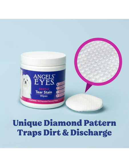 Toallitas Oculares Hipoalergénicas Angels' Eyes 100 Unidades