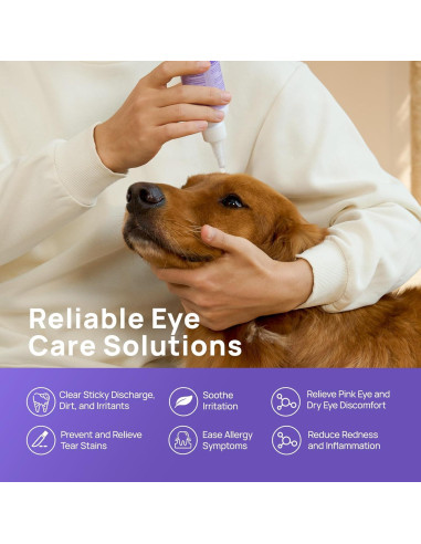 Gotas para Ojos HICC PET 150 ml para Perros y Gatos