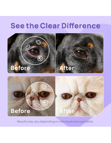 Gotas para Ojos HICC PET 150 ml para Perros y Gatos