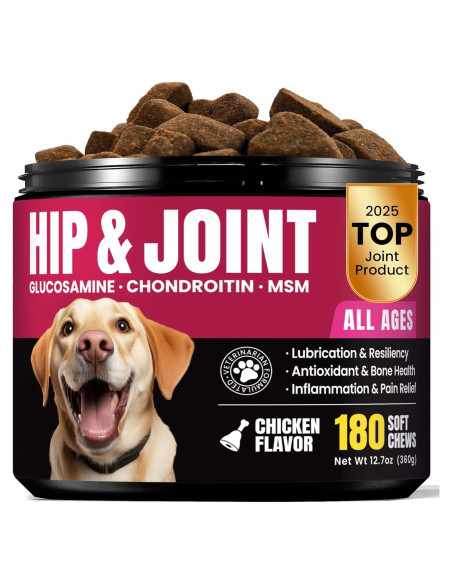 Suplemento de Glucosamina BuddyCheer para Perros 180 Chews