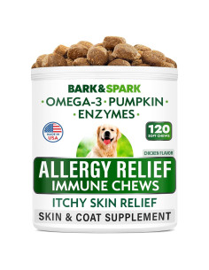 Galletas para Alergias en Perros Bark&Spark - 120 Unidades Pollo