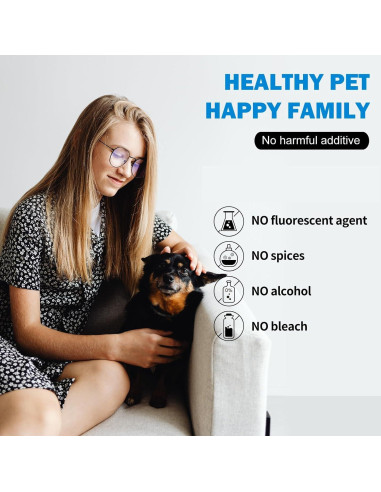 300 Toallitas Biodegradables OPULA para Ojos de Mascotas