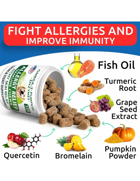 Galletas para Alergias en Perros Bark&Spark - 120 Unidades Pollo