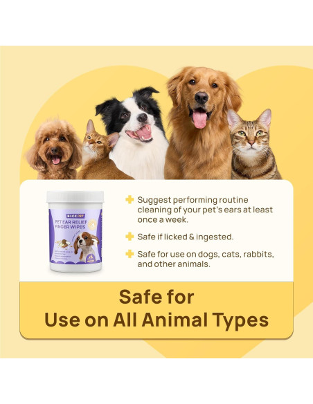 Toallitas para Oídos HICC PET 50 Unidades Aroma Coco