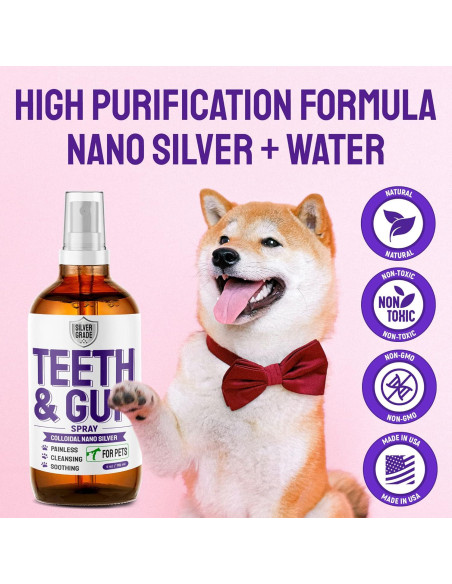 Spray Dental Silver Grade para Perros y Gatos 113g