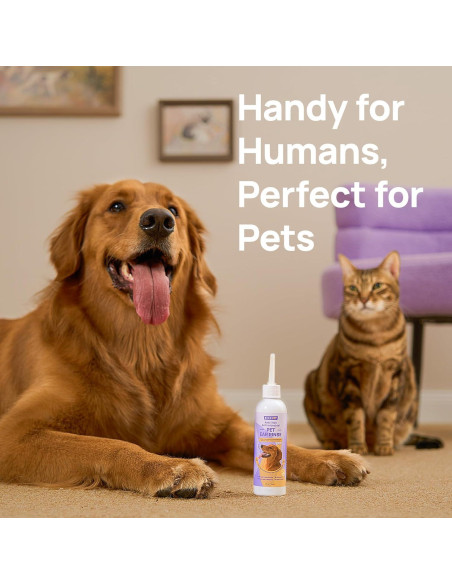 Gotas para Oídos HICC Pet 118 ml - Tratamiento Infecciones Perros y Gatos