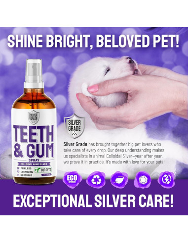 Spray Dental Silver Grade para Perros y Gatos 113g