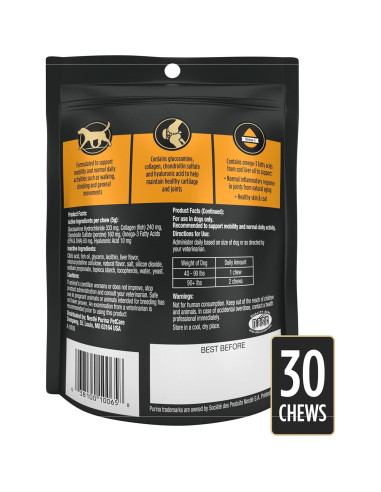 Suplemento Articular Veterinario Purina Pro Plan 30 masticables