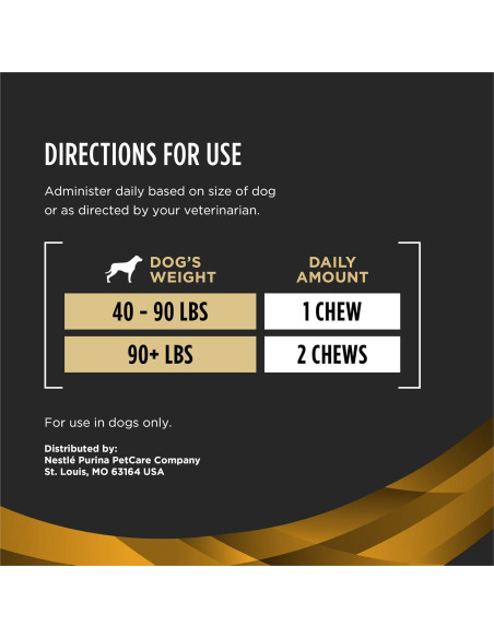 Suplemento Articular Veterinario Purina Pro Plan 30 masticables