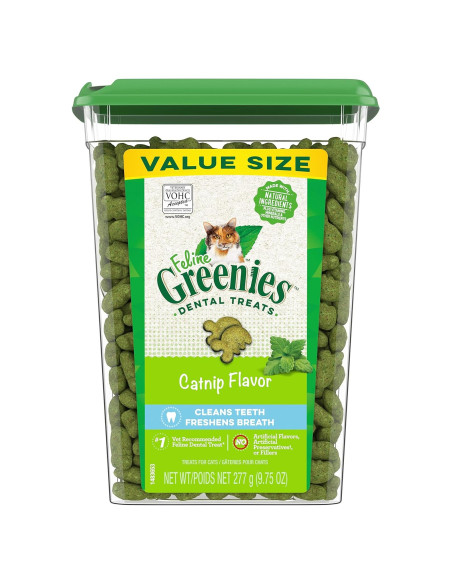 Greenies Feline Treats Dentales Catnip 280g - Gato Adulto