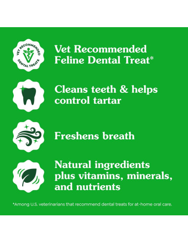 Greenies Feline Treats Dentales Catnip 280g - Gato Adulto