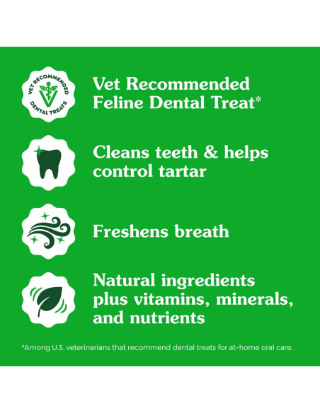 Greenies Feline Treats Dentales Catnip 280g - Gato Adulto