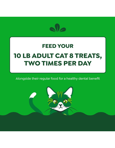 Greenies Feline Treats Dentales Catnip 280g - Gato Adulto