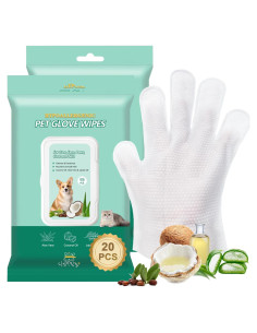 20 Toallitas Hipoalergénicas para Perros y Gatos CHPPEY