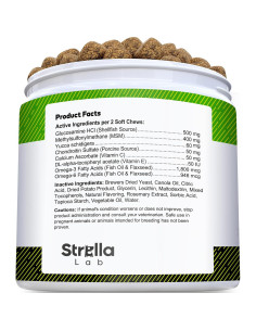 Galletas de Glucosamina para Perros STRELLALAB 120 Unidades Pollo 2