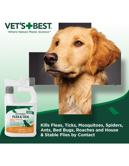 Spray contra pulgas y garrapatas Vet's Best 0,91 L