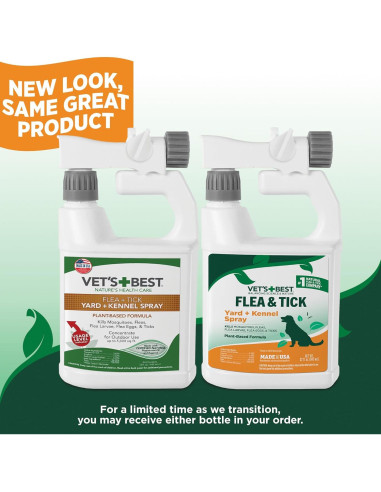 Spray contra pulgas y garrapatas Vet's Best 0,91 L