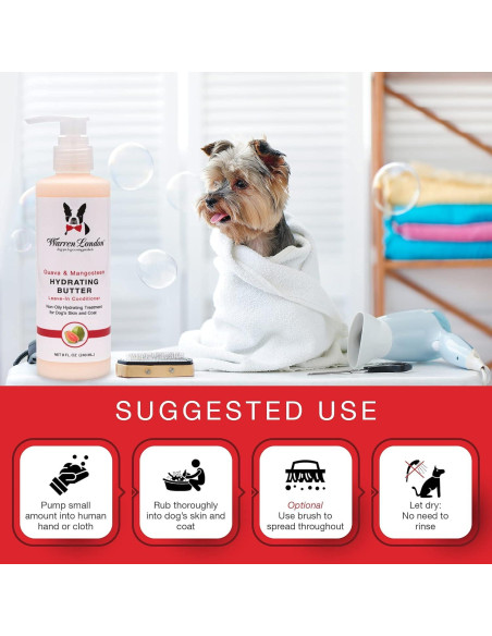 Acondicionador Leave In Warren London para Perros 240ml