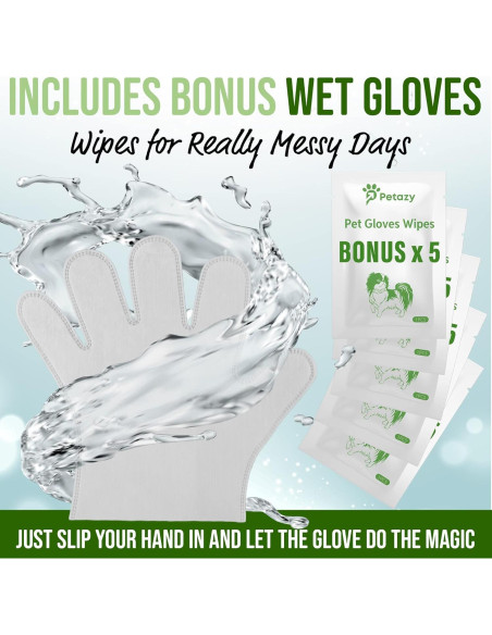Toallitas Orgánicas para Perros y Gatos Petazy 400 Unidades
