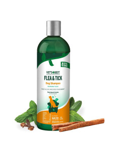 Champú para perros Vet's Best 340 g contra pulgas y garrapatas
