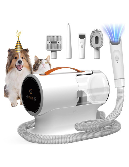 Aspiradora para Perros FIXR 12000Pa 5 en 1 Bajo Ruido 2L