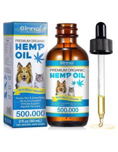 Aceite Orgánico AIQIUSHA para Perros 60ml - Alivio Dolor y Estrés