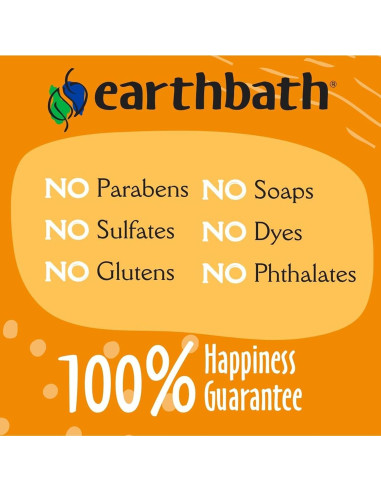 Toallitas para Mascotas earthbath 100 Contenido Vainilla y Almendra