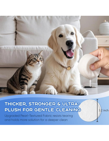 150 Toallitas para Ojos de Perros Opdent - Eliminador de Manchas