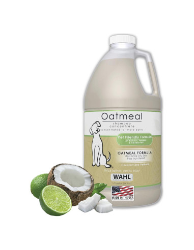 Champú para perros Wahl USA 64 oz Avena y Verbena de Lima