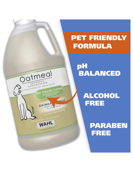 Champú para perros Wahl USA 64 oz Avena y Verbena de Lima