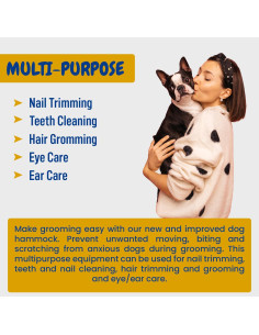 Hamaca de Aseo para Perros Pequeños All Star Pets - Kit Completo 2