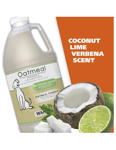 Champú para perros Wahl USA 64 oz Avena y Verbena de Lima